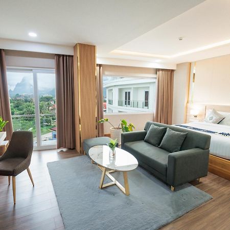 S Vangvieng Boutique Hotel Vang Vieng Exteriör bild