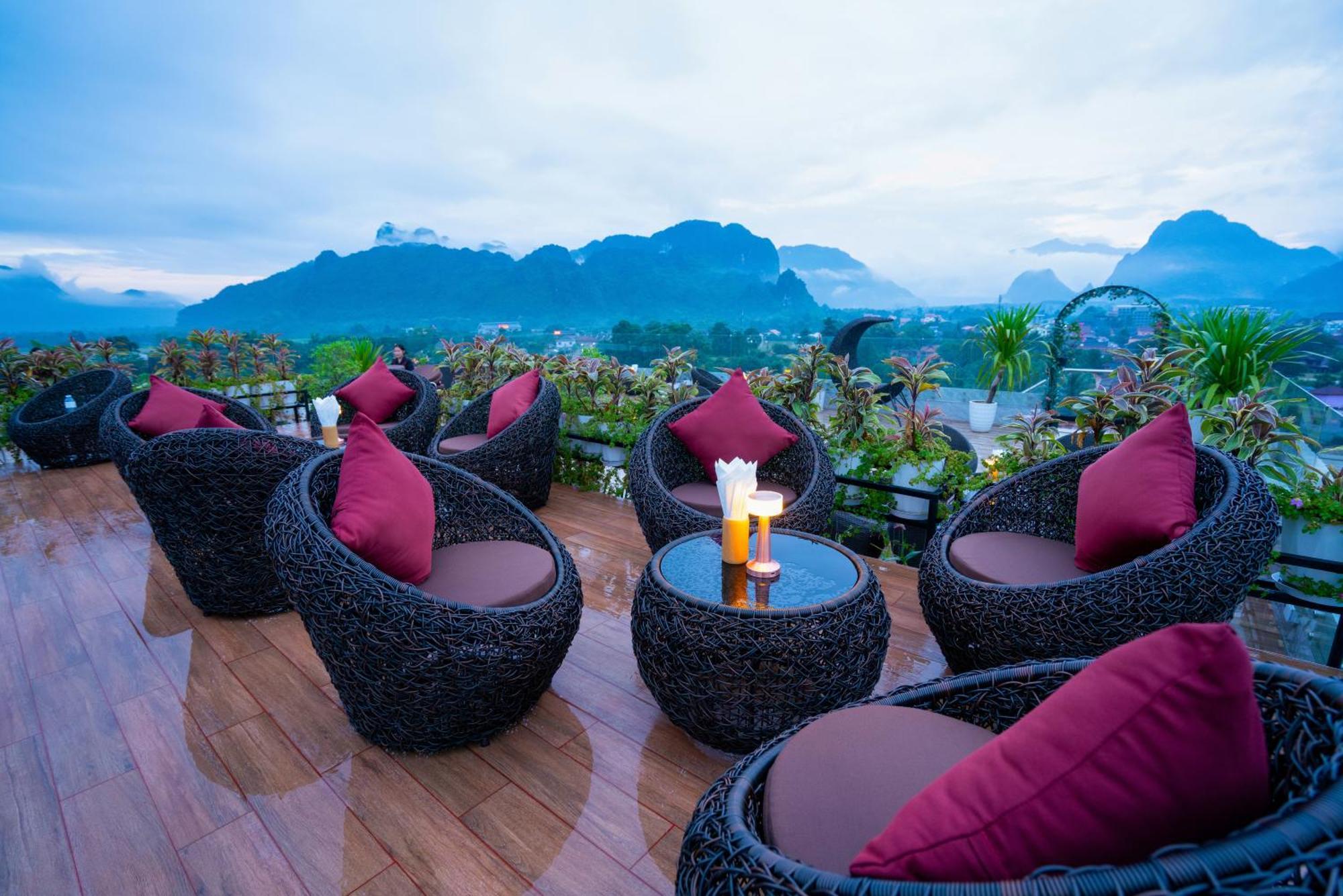 S Vangvieng Boutique Hotel Vang Vieng Exteriör bild