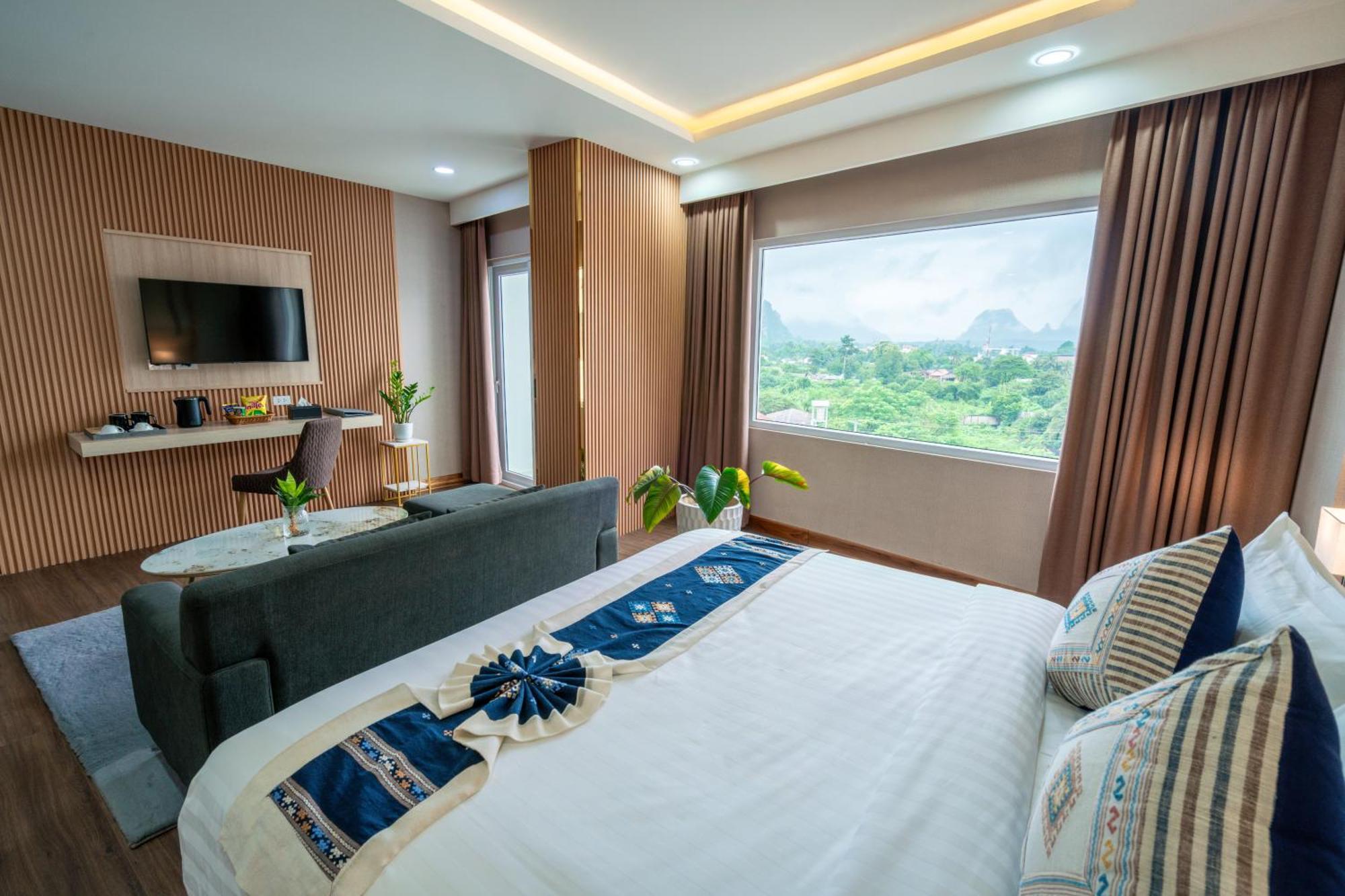 S Vangvieng Boutique Hotel Vang Vieng Exteriör bild